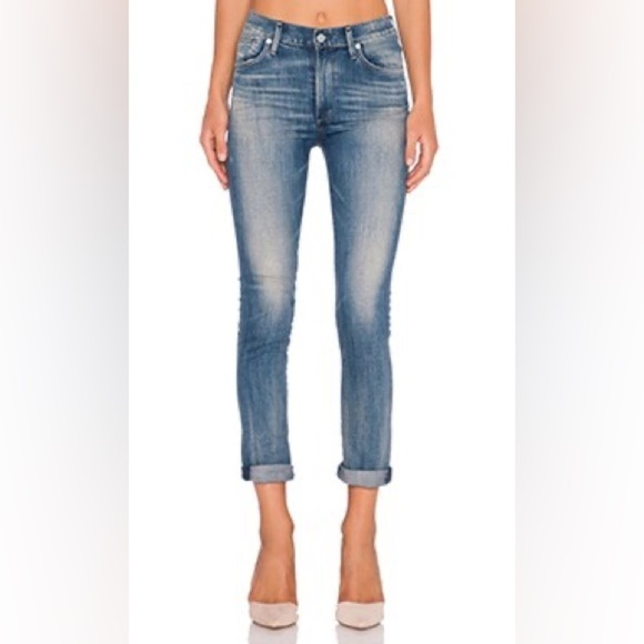 AGOLDE A Gold E Camile Retro Slim Jeans Size 27 - Picture 1 of 14
